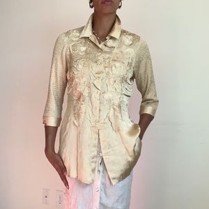 Gold blouse